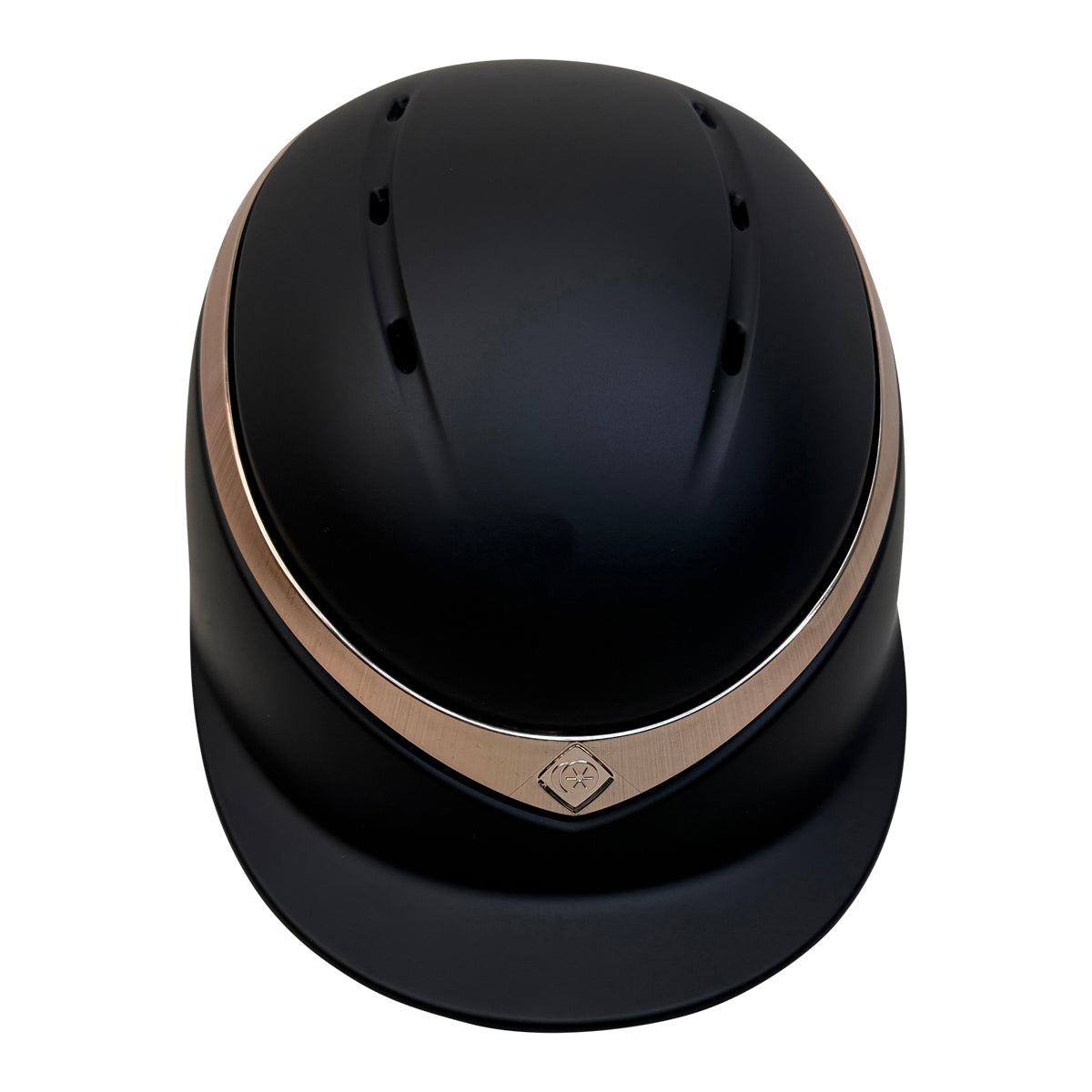 Charles Owen &#39;Halo&#39; Helmet in Black/Rose Gold