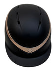 Charles Owen 'Halo' Helmet in Black/Rose Gold