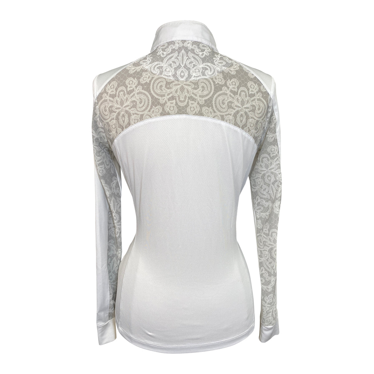 Romfh 'Lindsay' Chill Factor Show Shirt in White/Grey Paisley 