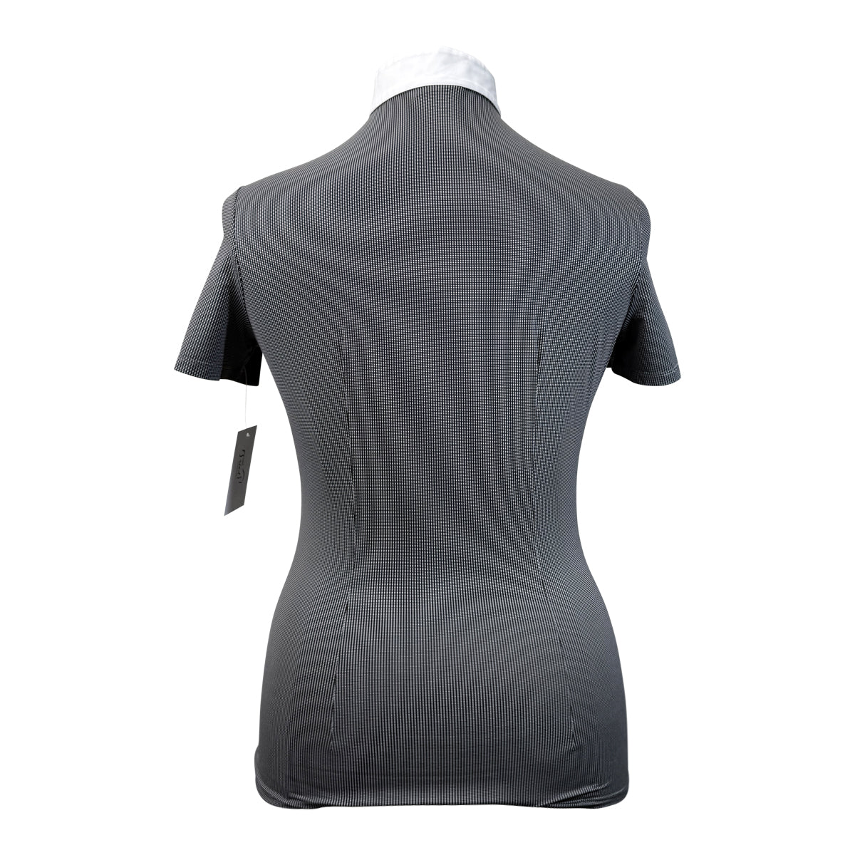 Cavalleria Toscana Competition Polo in Black/White Checkered