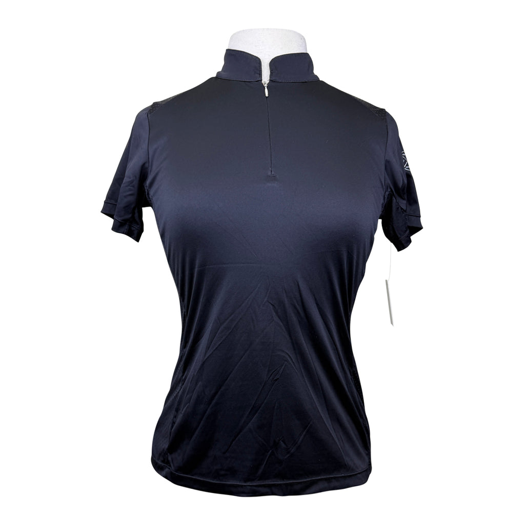 Free Ride Equestrian Short Sleeve Shirt in Black