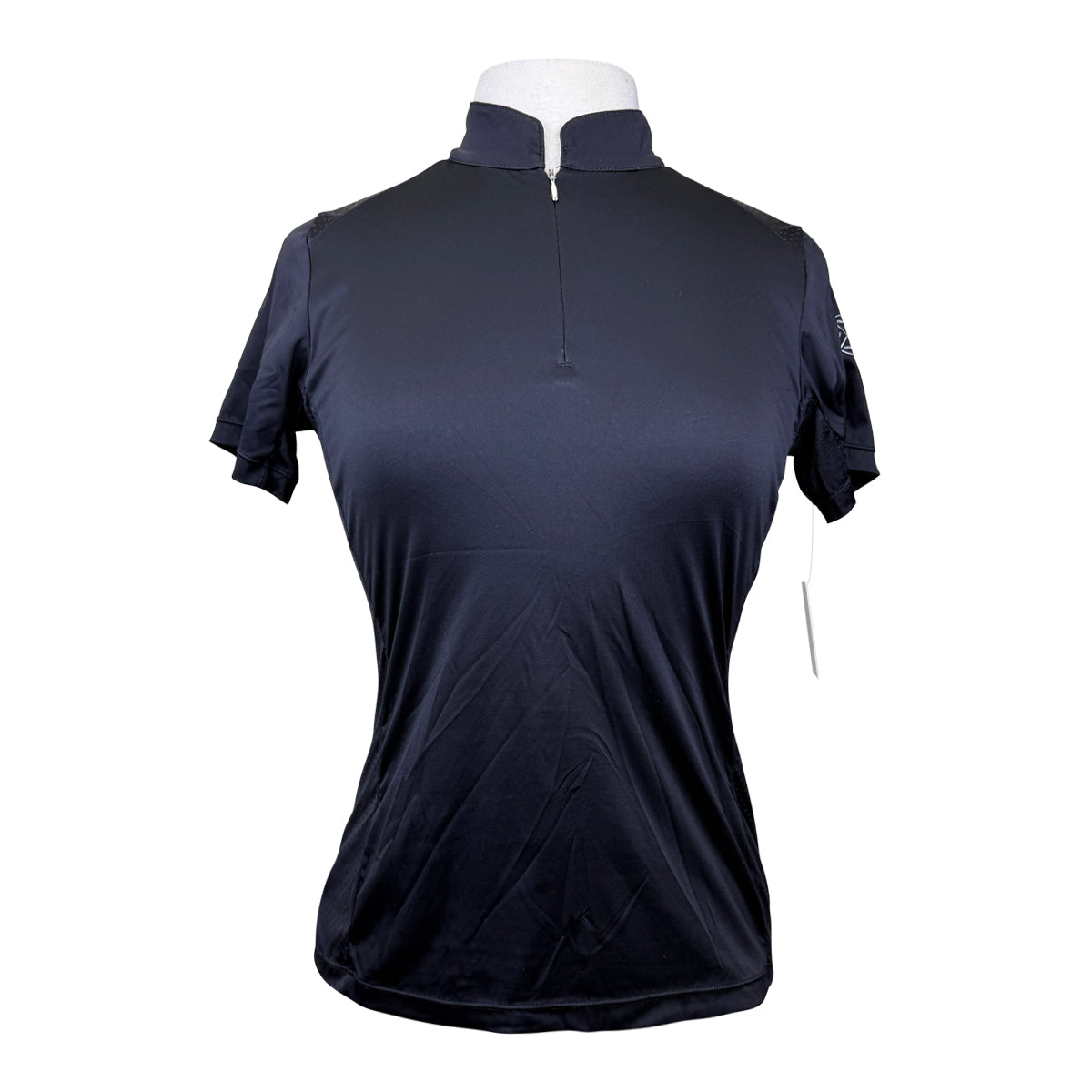 Free Ride Equestrian Short Sleeve Shirt in Black
