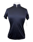 Free Ride Equestrian Short Sleeve Shirt in Black