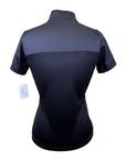 Free Ride Equestrian Short Sleeve Shirt in Black