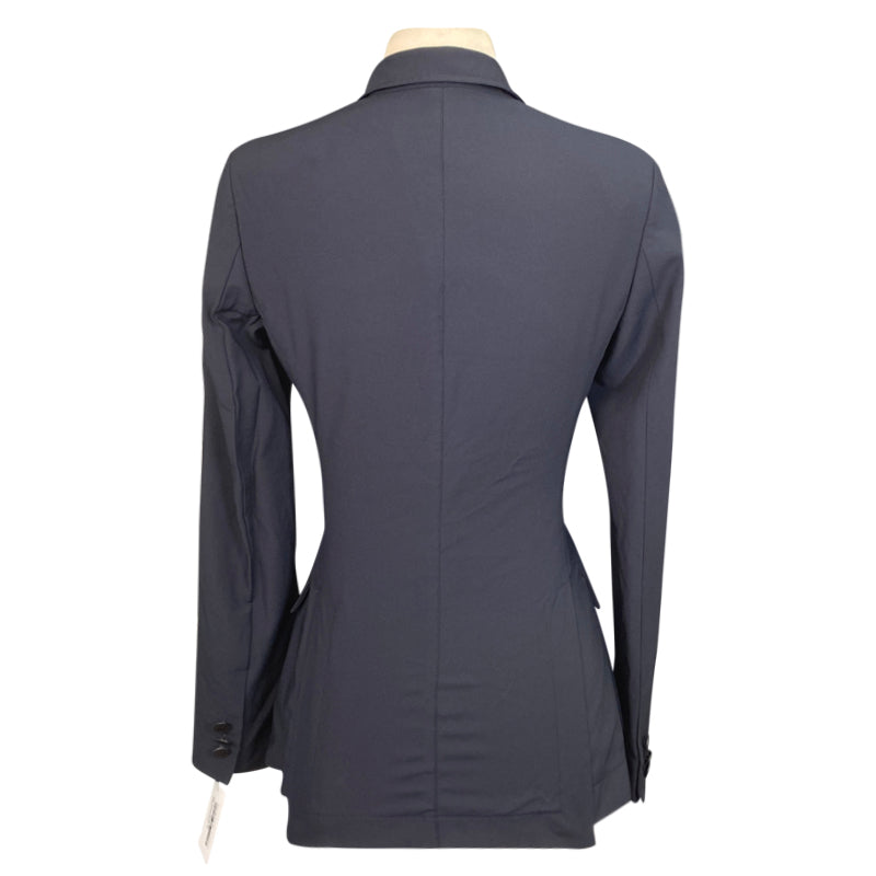 Back of RJ Classics 'Nora' Grey Label Show Coat in Navy
