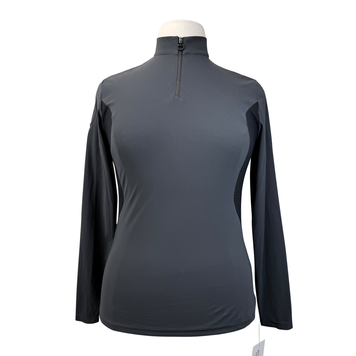 Cavalleria Toscana Long Sleeve Jersey Polo in Slate
