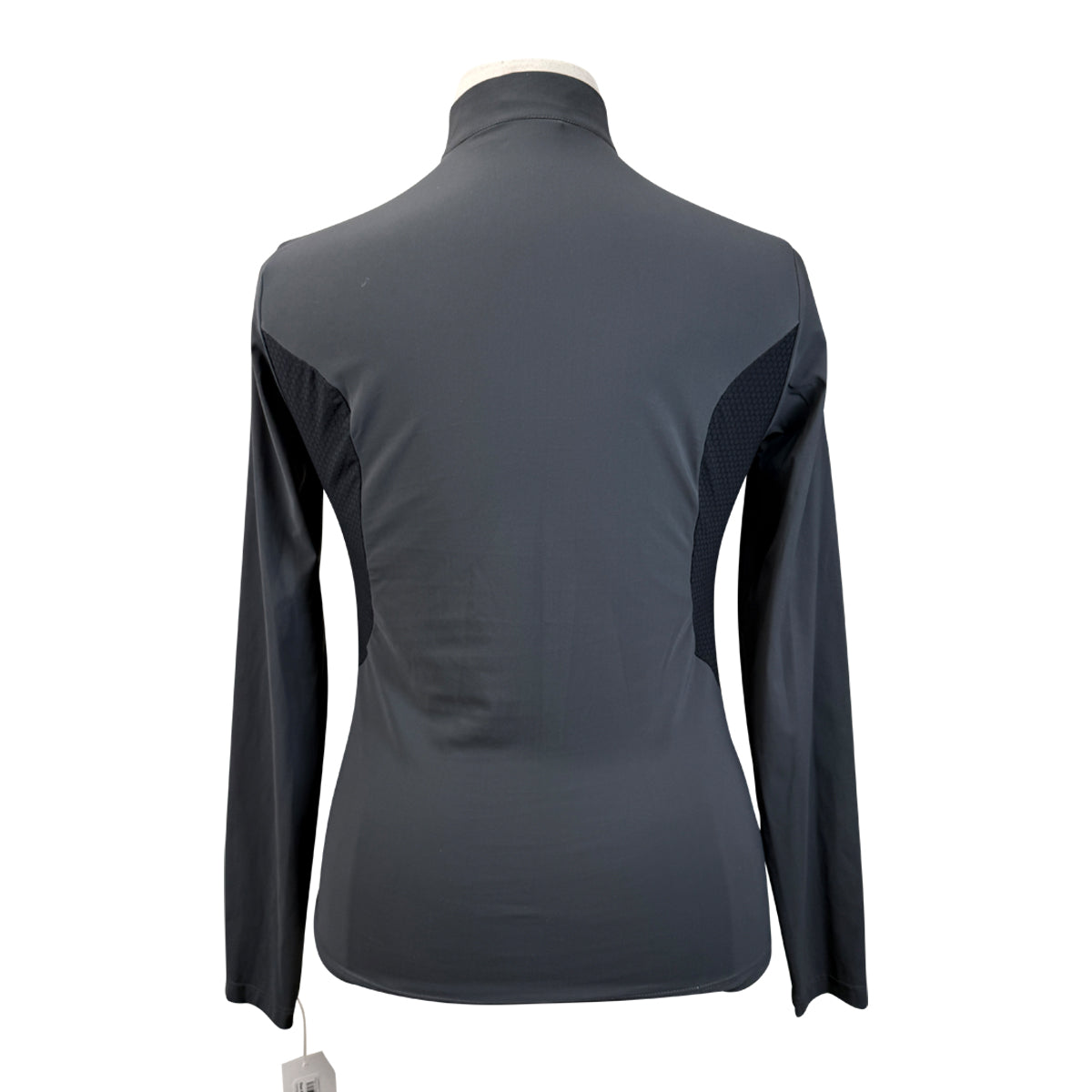 Cavalleria Toscana Long Sleeve Jersey Polo in Slate