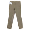 Back of Ariat 'Heritage' Front Zip Knee Patch Breeches in Tan