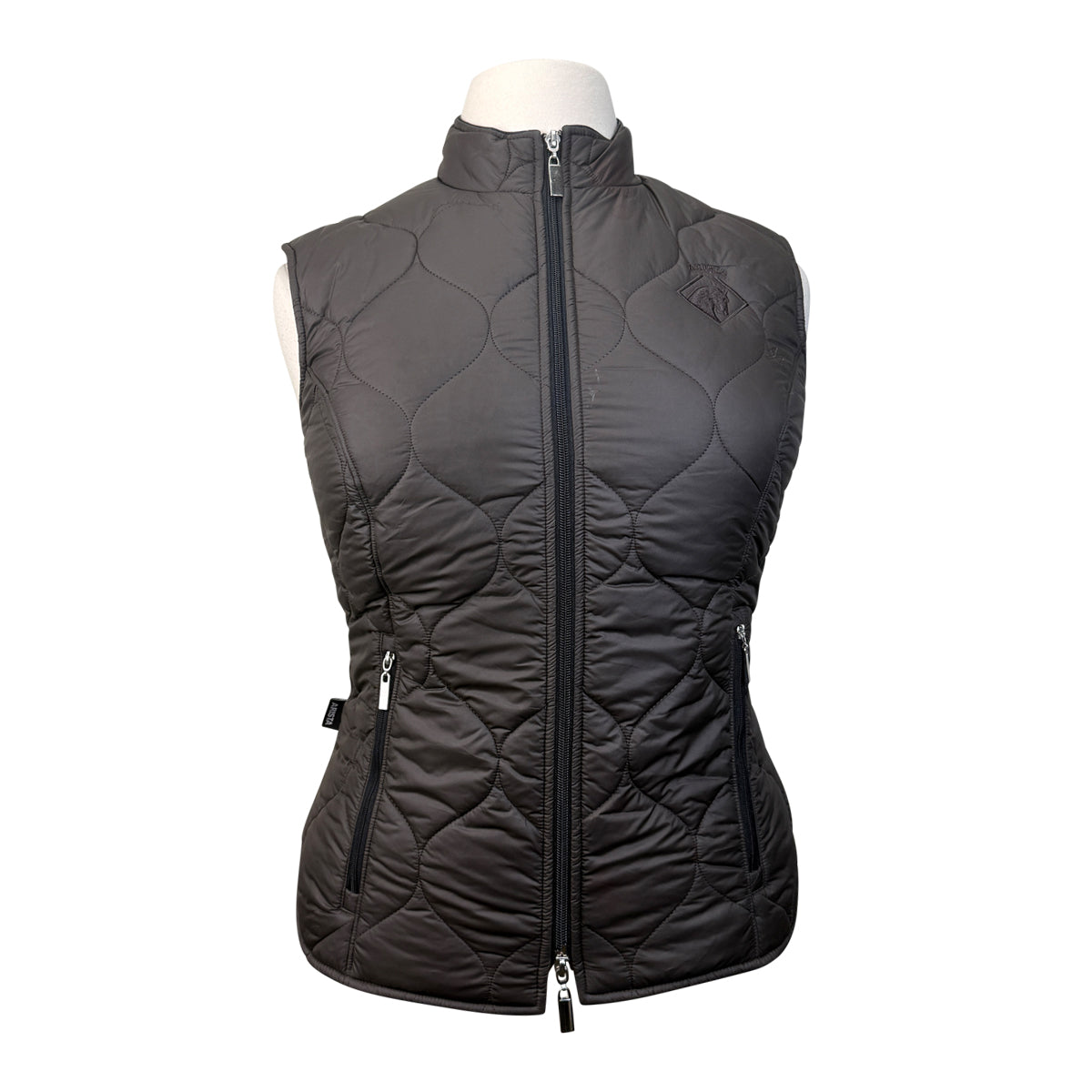 Arista Quilted Vest in Bark