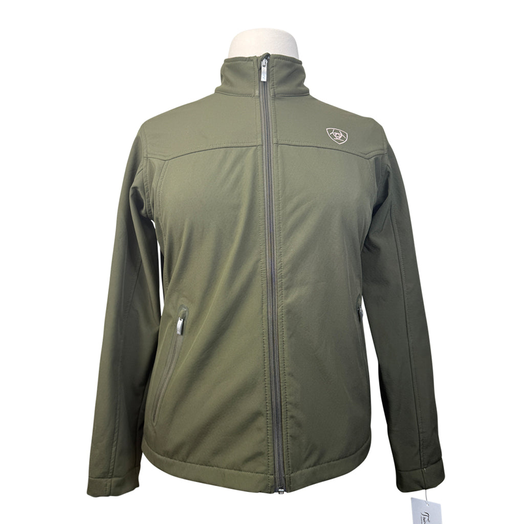 Ariat 'New Team' Softshell Jacket in Army Green/Camo