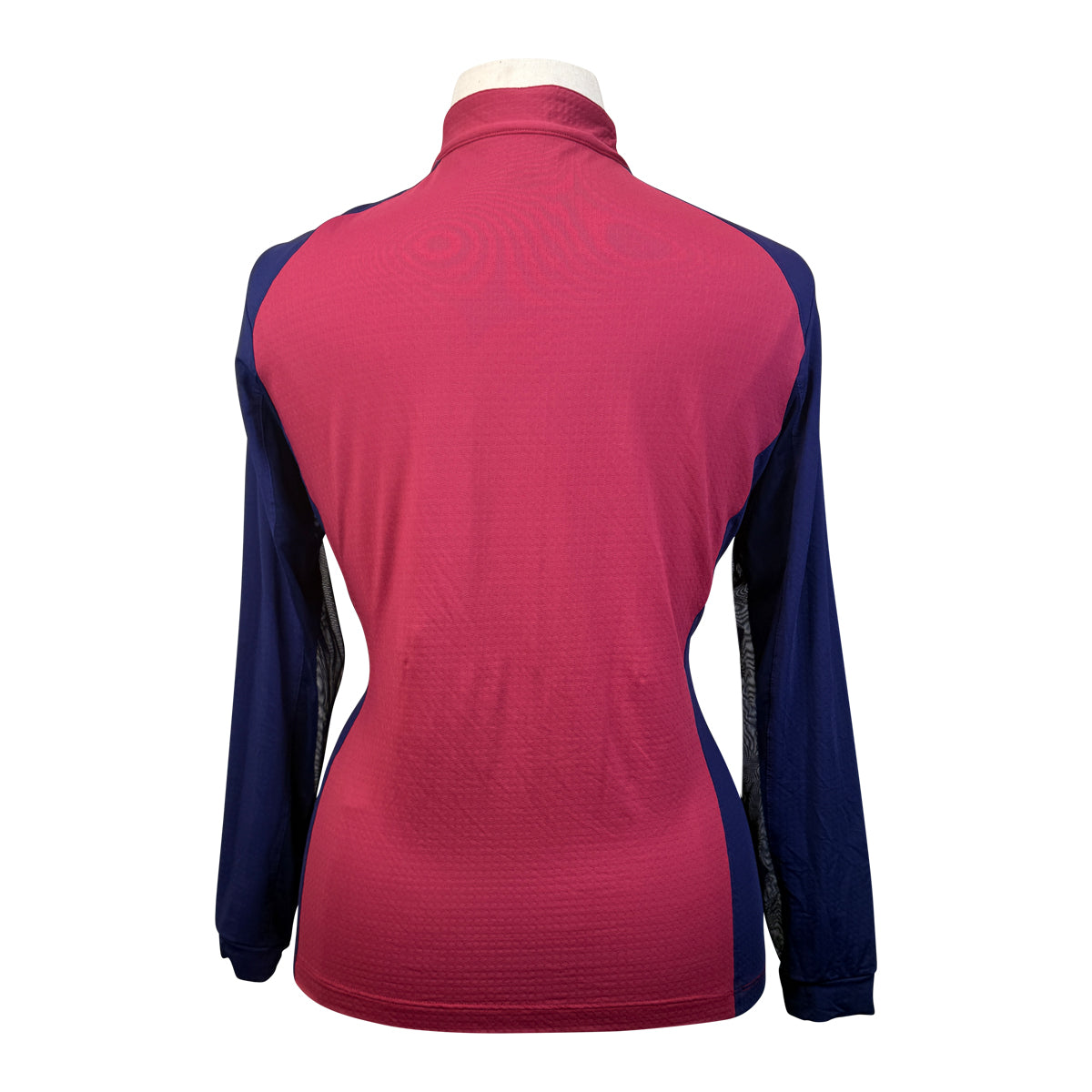 EIS 1/4 Zip Base Layer in Red/Navy