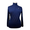 Ariat TEK Heat Series Long Sleeve Shirt in Navy Polka Dot