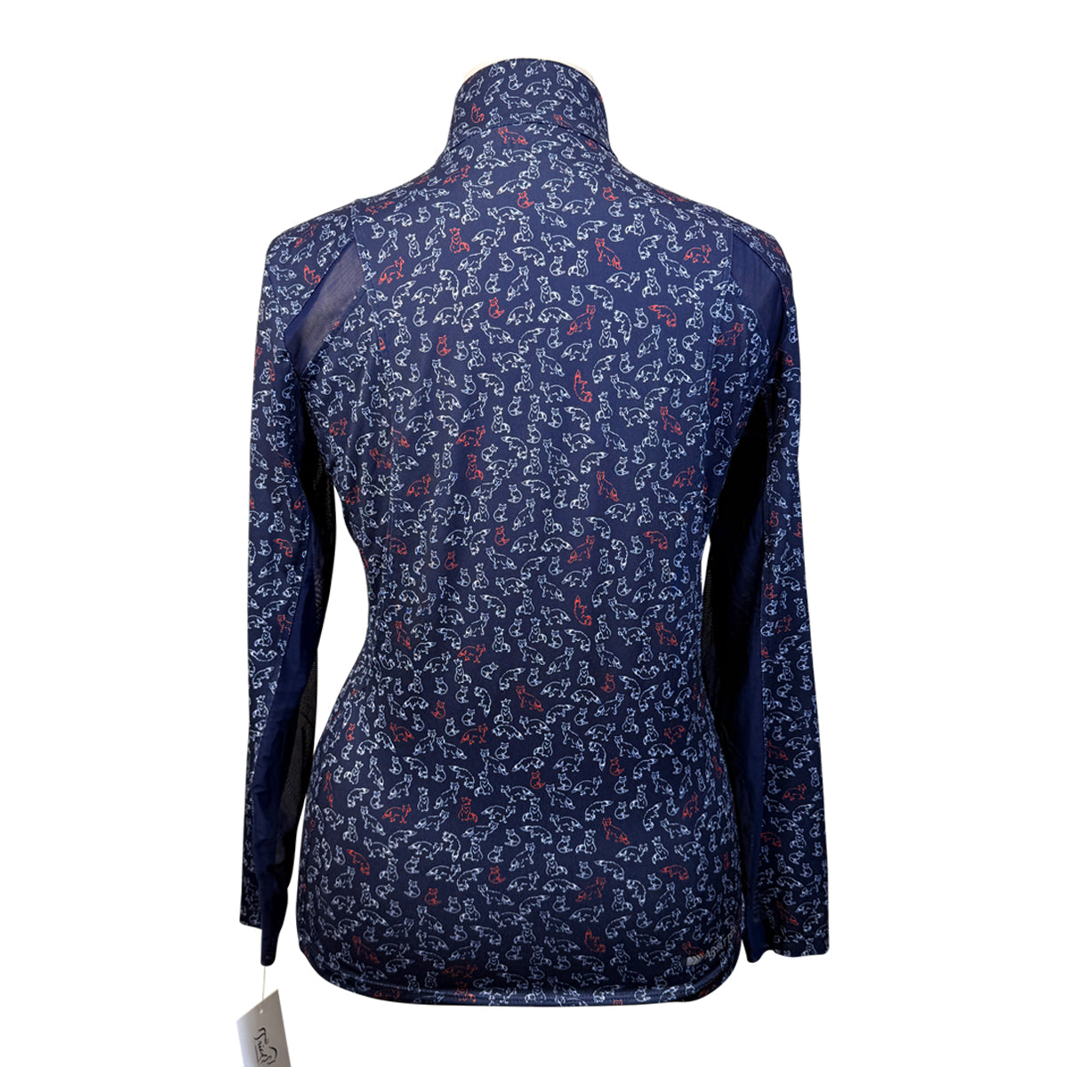 Ariat TEK Heat Series Long Sleeve Shirt in Navy/Fox Pattern