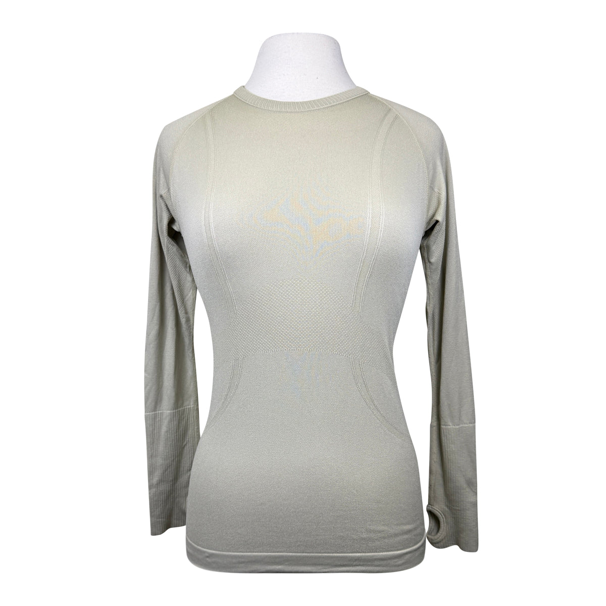 Barn Babe Long Sleeve Seamless Schooling Top in Dune