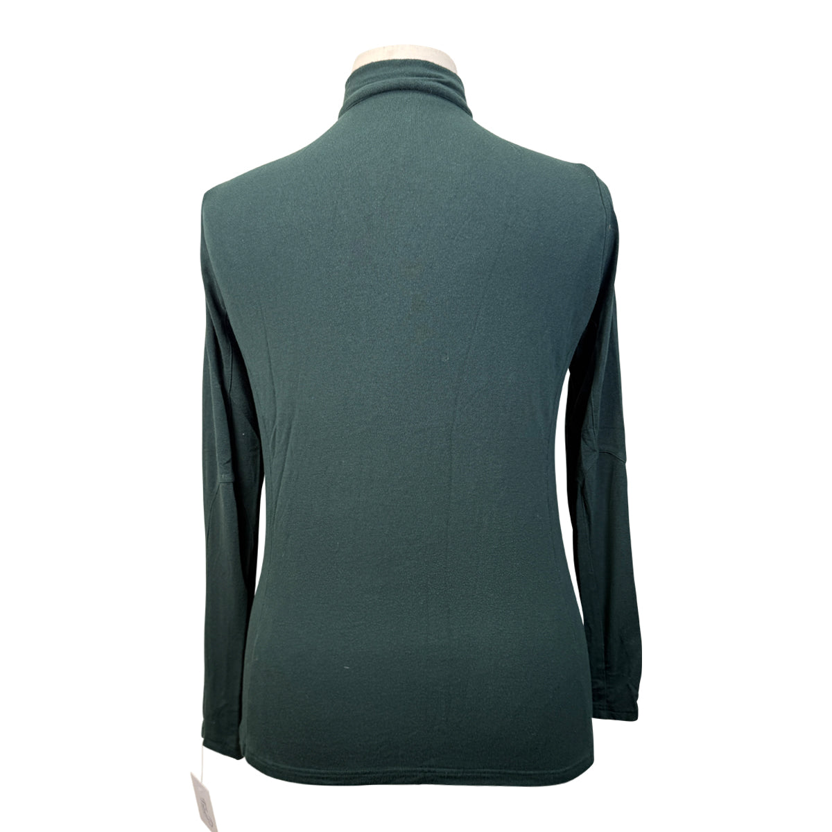 Arista 'Superfine' Merino Half Zip Shirt in Hunter Green