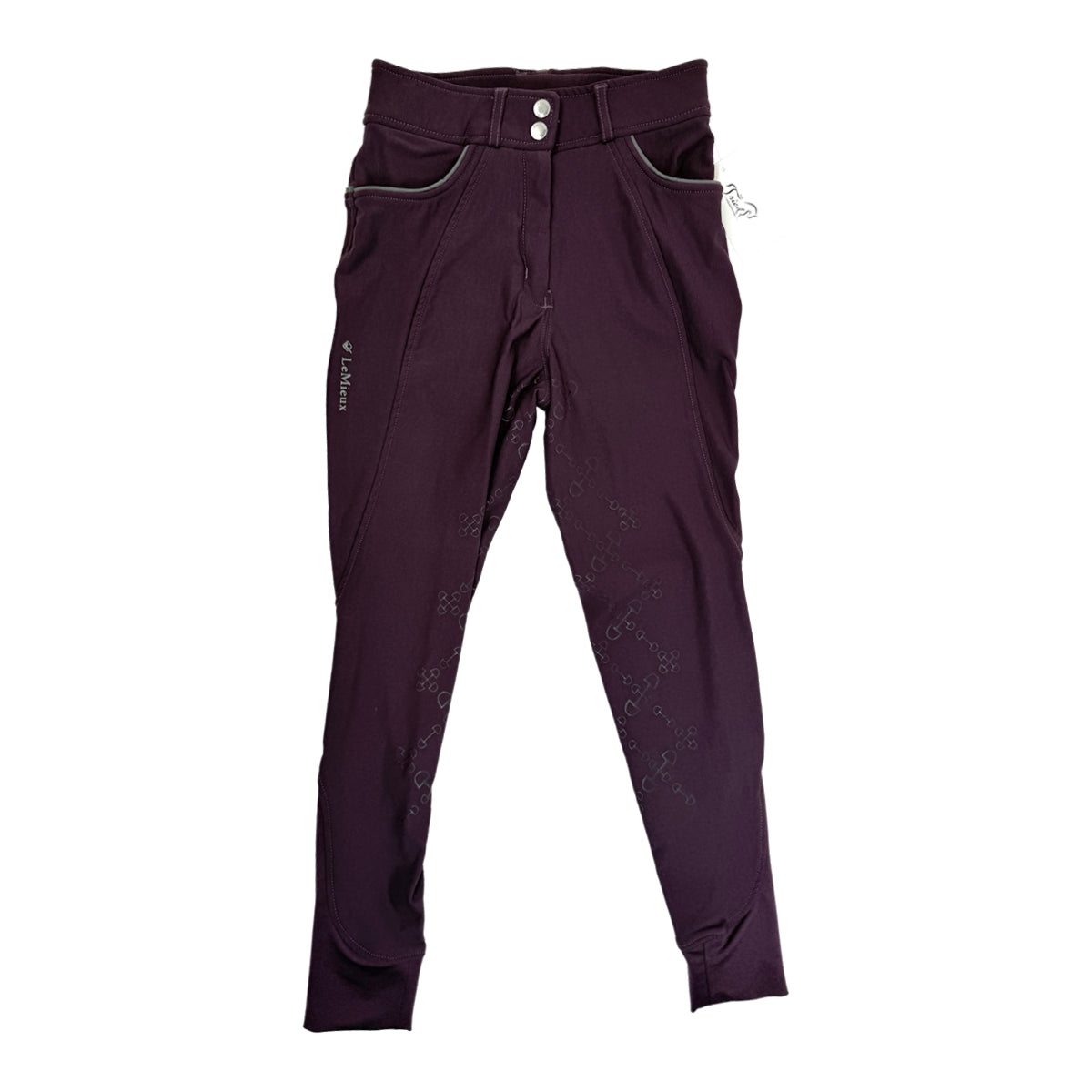 Front of LeMieux 'Freya' Full Seat Breeches