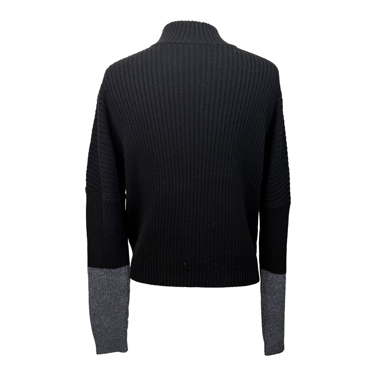 Hannah Child's 'Jackie' Color Block Sweater in Black/Grey