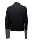 Hannah Child's 'Jackie' Color Block Sweater in Black/Grey