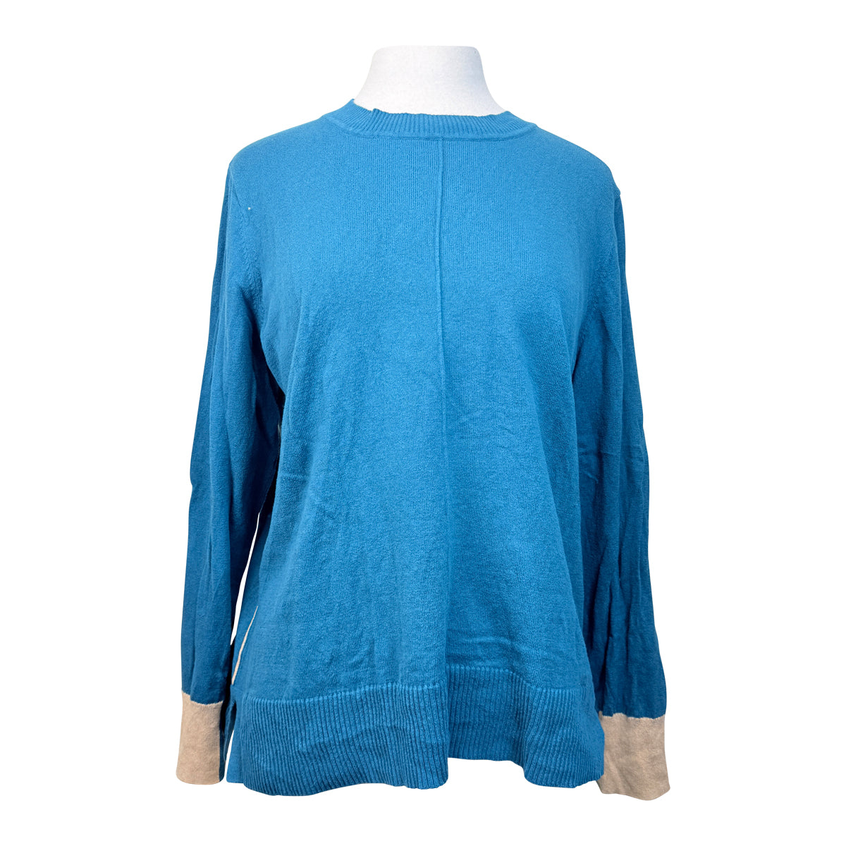 Essex 'Luca' Crew Neck Sweater in Deep Marina