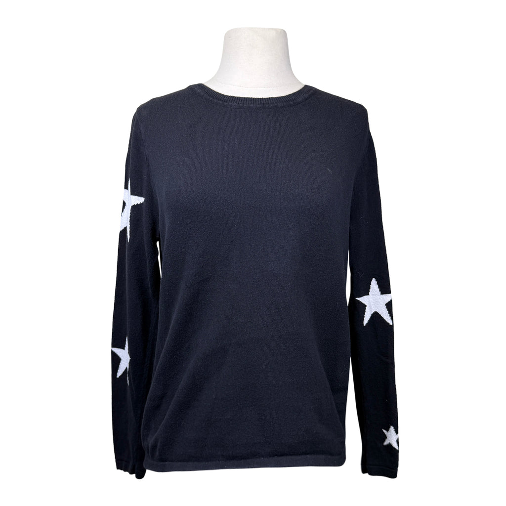 TKEQ Crew Neck Sweater in Black