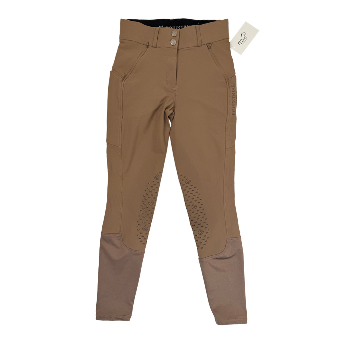 Equestrian Stockholm 'Elite' Breeches in Champagne