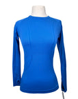 TKEQ The 'Kennedy' Seamless Long Sleeve in Ultra Blue