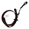 Otto Schumacher Web Reins w/ Buckle Ends in Red/Brown