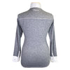 Kingsland 'Violet' Show Shirt in White/Grey Heather