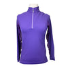 EIS 1/4 Zip Base Layer in Royal Purple