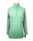 EIS 1/4 Zip Base Layer in Lime Green