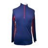 EIS 1/4 Zip Base Layer in Navy/Flags