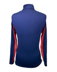EIS 1/4 Zip Base Layer in Navy/Flags