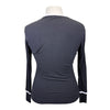 Chestnut Bay S2S V Neck Jersey in Black/White Trim - Women's Large