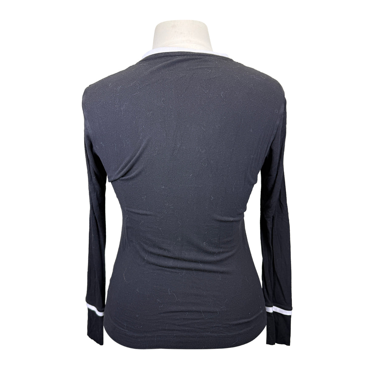 Chestnut Bay S2S V Neck Jersey in Black/White Trim - Women's Large