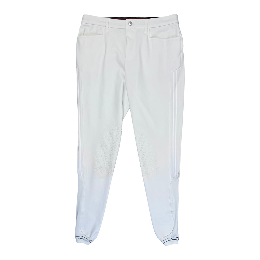 Cavalleria Toscana Knee Grip Riding Breeches in White