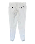 Cavalleria Toscana Knee Grip Riding Breeches in White