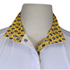 Essex Classics Talent Yarn Long Sleeve Show Shirt in White/Hippos