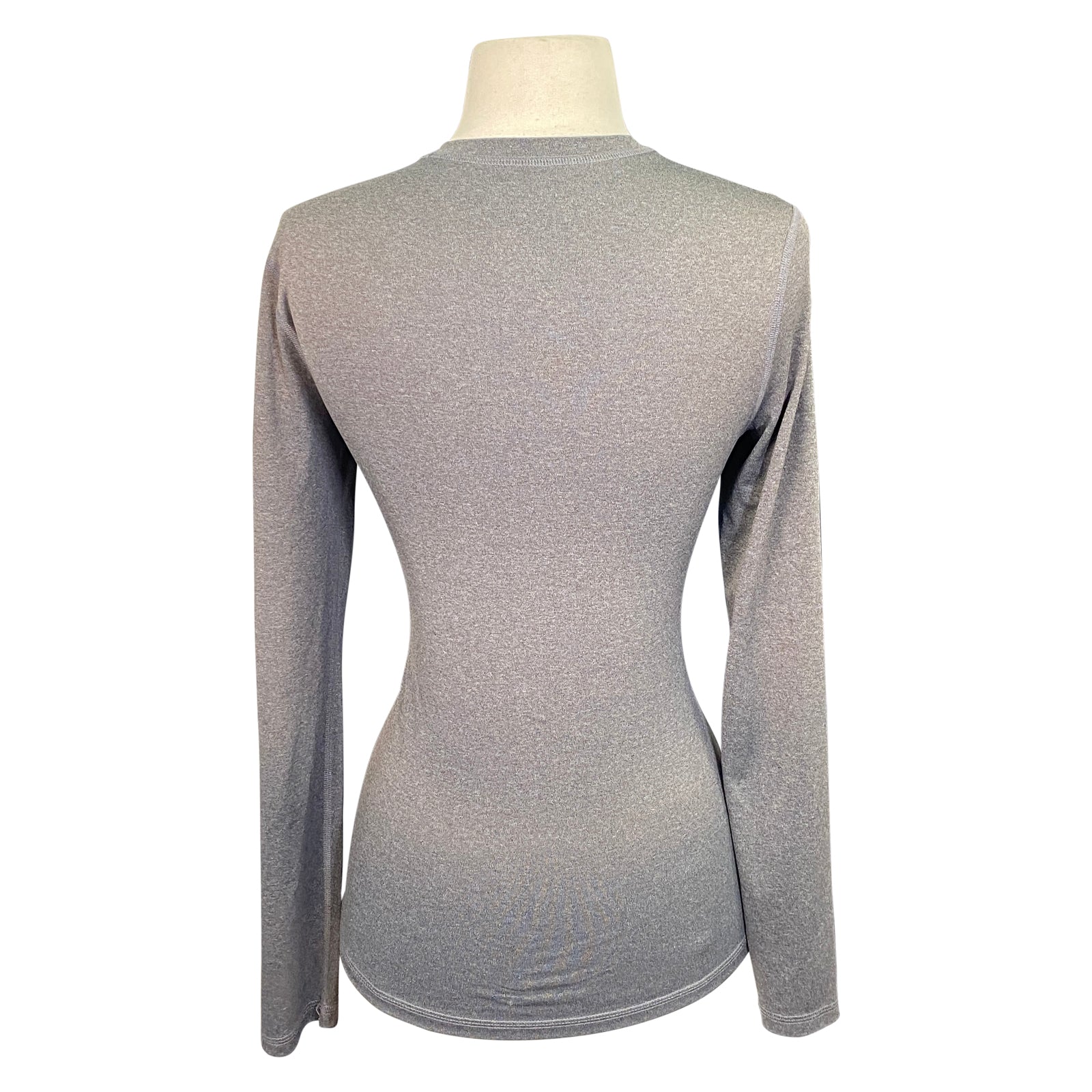 Asmar Equestrian Sustainable Logo Tee in Heather Grey - Women's Small