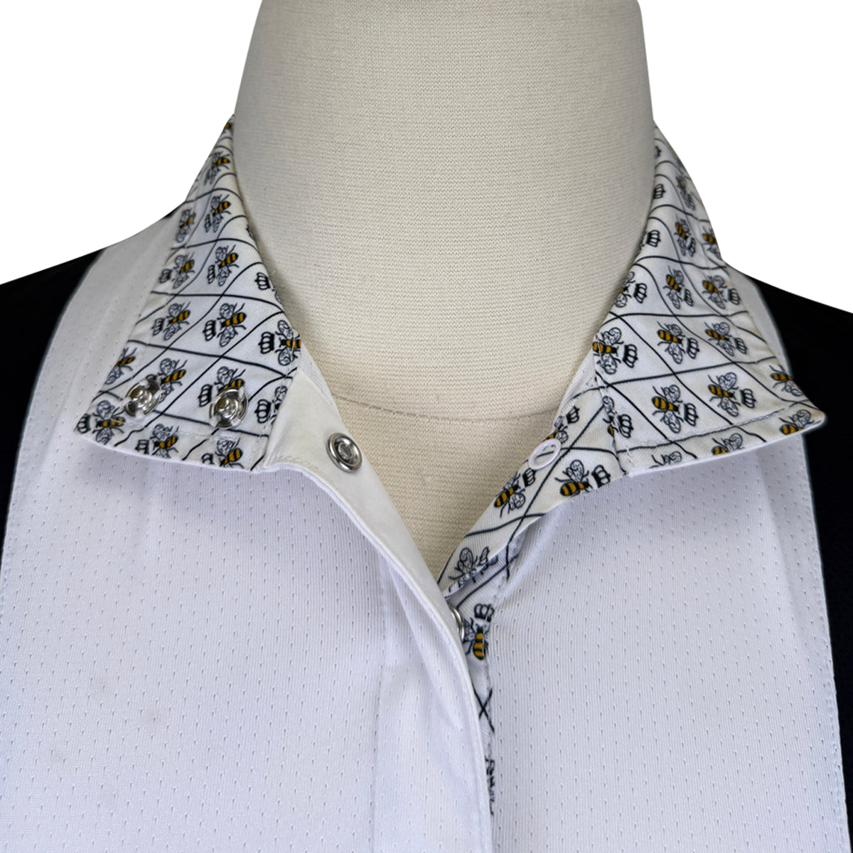 Essex Classics 'Luna' Performance Show Shirt in Black/Queen Bee - Women's Large