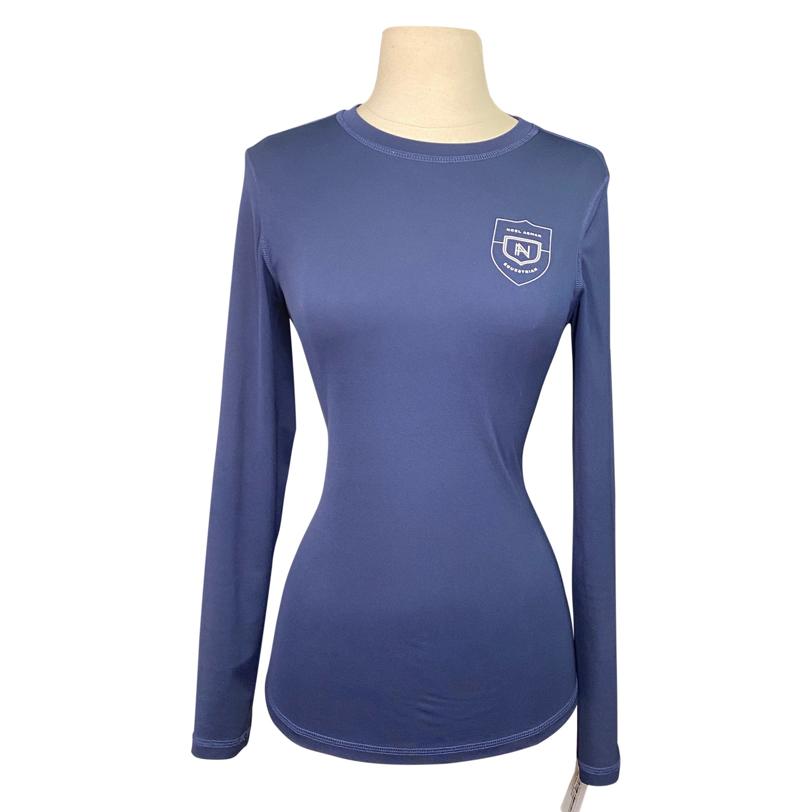 Asmar Equestrian Sustainable Logo Tee in Navy - Women's XS