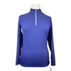 R.J. Classics 'Libby' 1/4 Zip Long Sleeve Training Shirt in Indigo