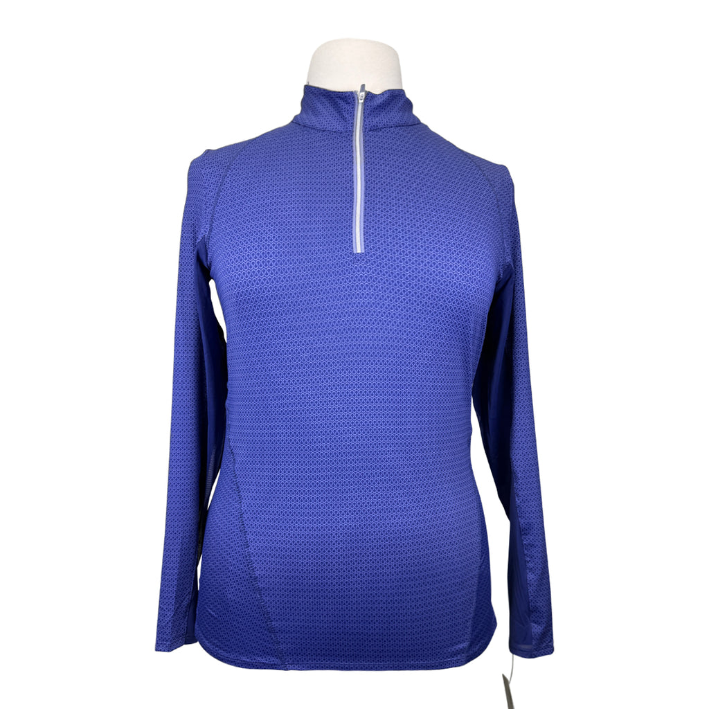 R.J. Classics 'Libby' 1/4 Zip Long Sleeve Training Shirt in Indigo