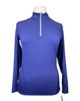 R.J. Classics 'Libby' 1/4 Zip Long Sleeve Training Shirt in Indigo