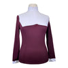 Equisite 'Pailine' Show Shirt in Burgundy