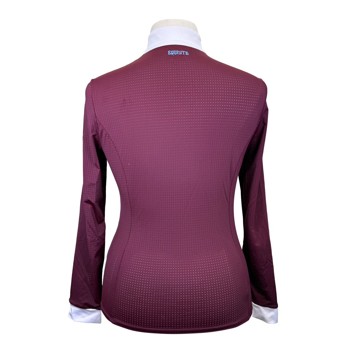 Equisite 'Pailine' Show Shirt in Burgundy