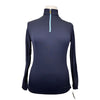 Kastel Long Sleeve 1/4 Zip in Black