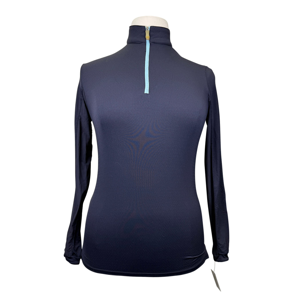 Kastel Long Sleeve 1/4 Zip in Black