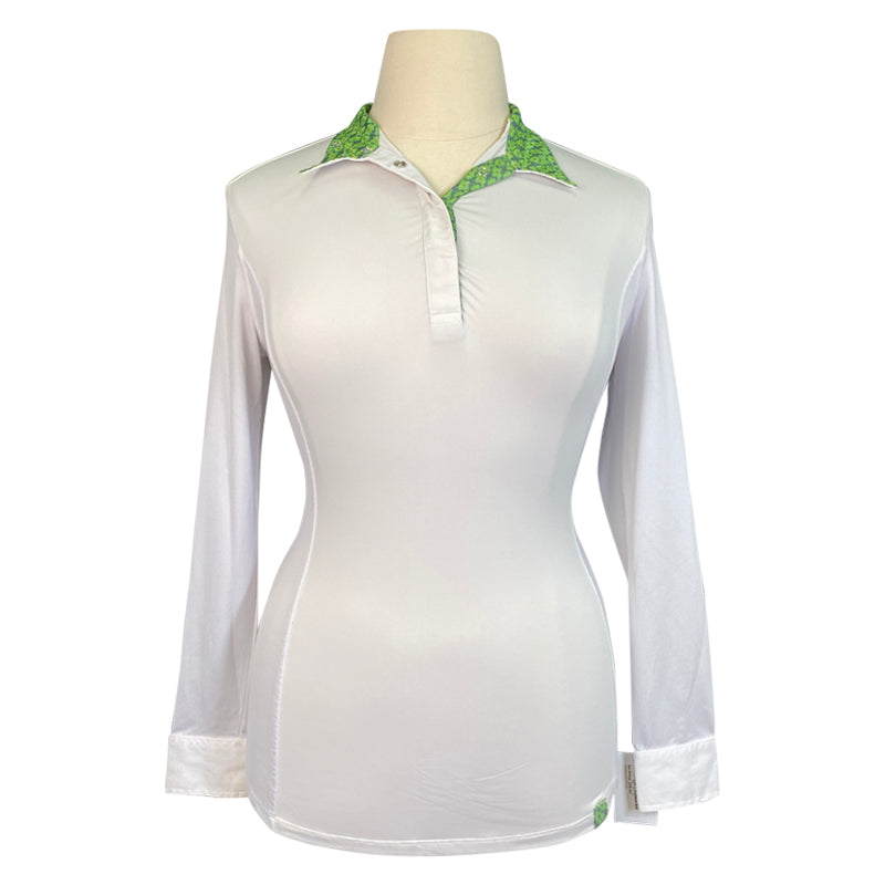 Tredstep Solo Competition Shirt in White/Green