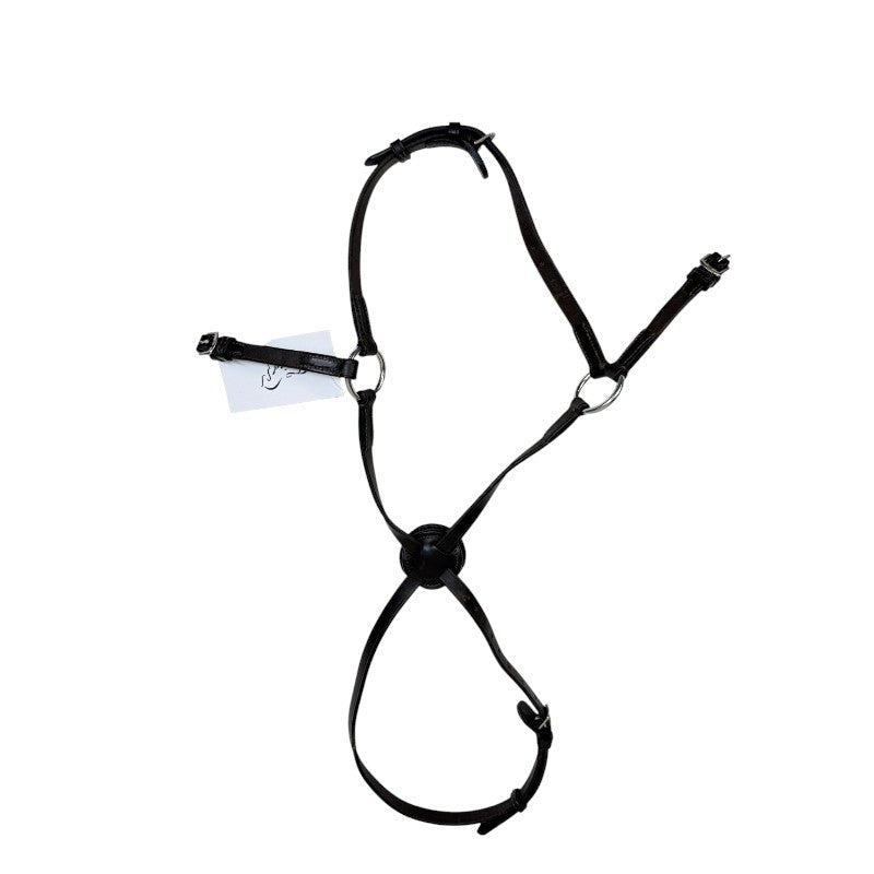 Flexible Fit Equestrian Figure 8 Gel Noseband in Brown