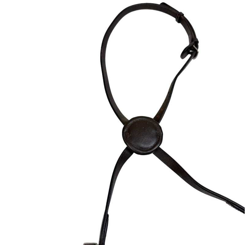 Flexible Fit Equestrian Figure 8 Gel Noseband in Brown